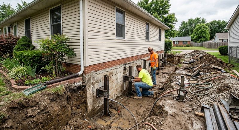 Foundation Stabilizing in Mechanicsville, VA