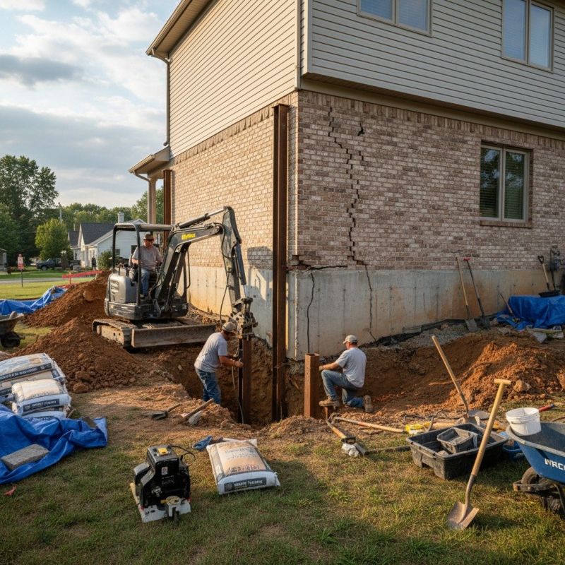 Foundation Structural Repair in Amelia County, VA
