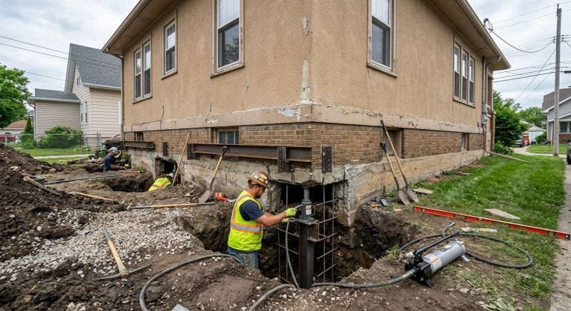 Foundation Underpinning in Henrico County, VA
