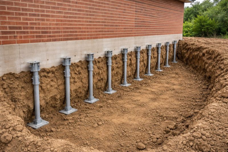 Helical Piers Installation in Henrico County, VA