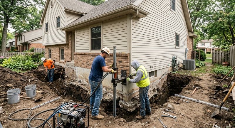 House Foundation Repair in Hanover County, VA