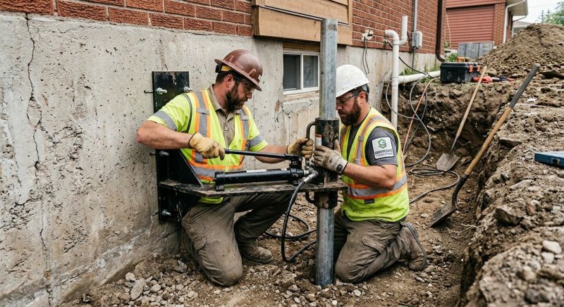Settling Foundation Service in Moseley, VA