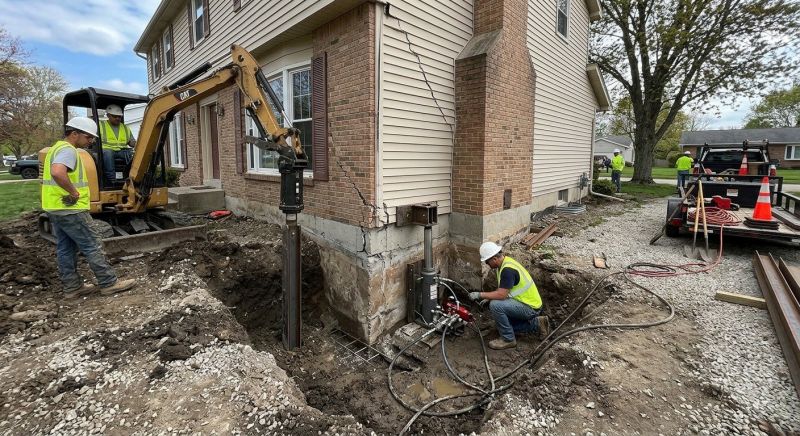 Sinking Foundation Repair in Amelia Court House, VA