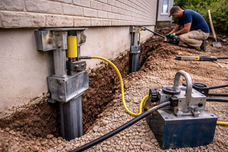 Sinking Foundation Repair in Mechanicsville, VA
