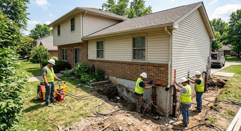 Foundation Jacking in Amelia Court House, VA